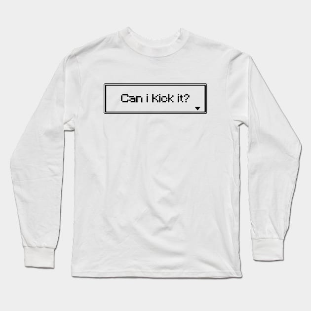 can i kick it charlie brown Long Sleeve T-Shirt by PXLART